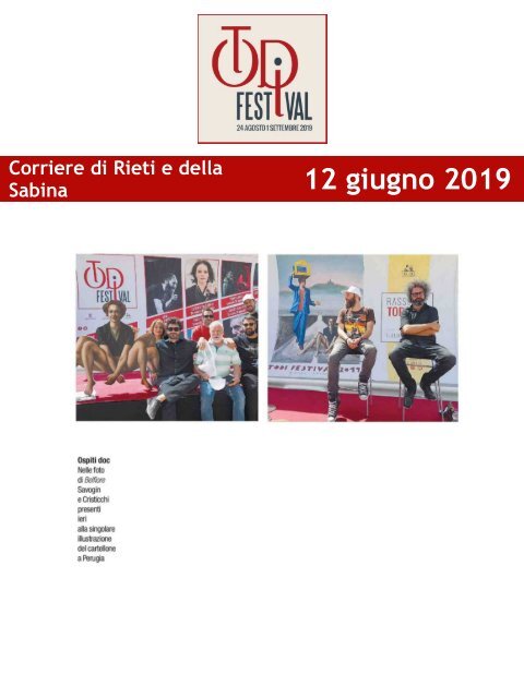 Rassegna Stampa Todi Festival 2019