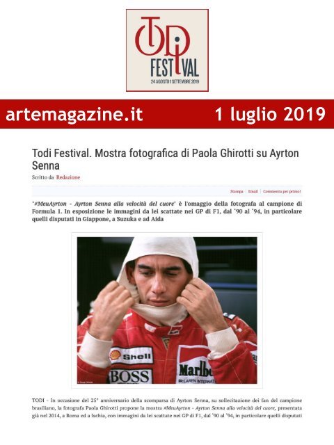 Rassegna Stampa Todi Festival 2019