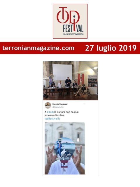 Rassegna Stampa Todi Festival 2019