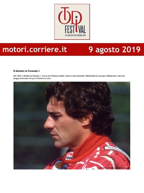 Rassegna Stampa Todi Festival 2019