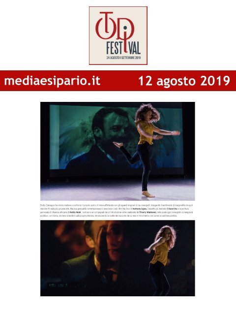 Rassegna Stampa Todi Festival 2019