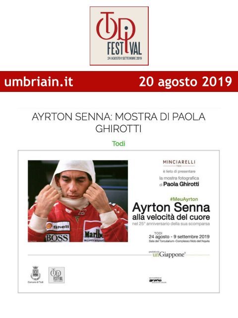 Rassegna Stampa Todi Festival 2019