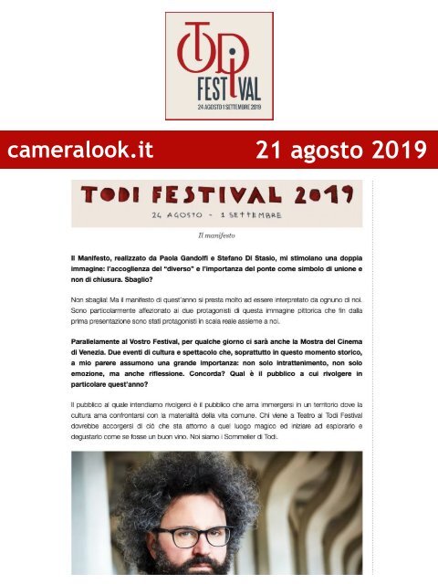 Rassegna Stampa Todi Festival 2019