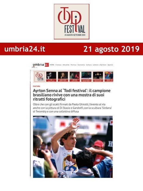 Rassegna Stampa Todi Festival 2019