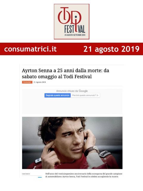 Rassegna Stampa Todi Festival 2019