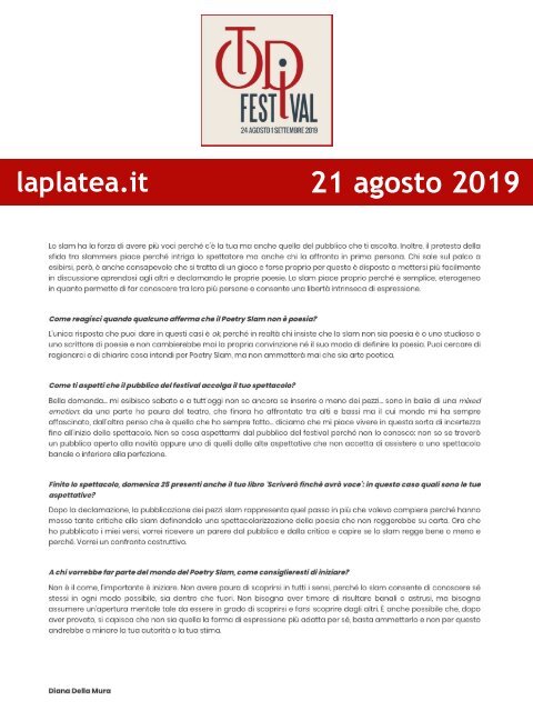 Rassegna Stampa Todi Festival 2019