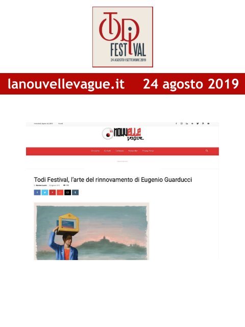 Rassegna Stampa Todi Festival 2019