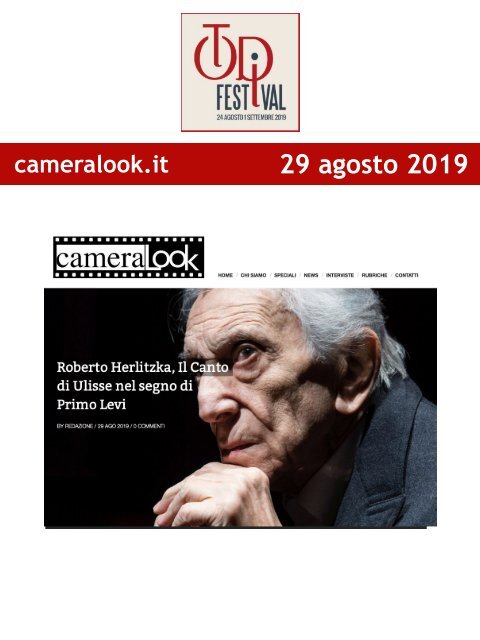 Rassegna Stampa Todi Festival 2019