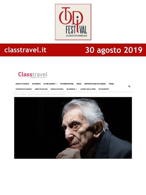 Rassegna Stampa Todi Festival 2019