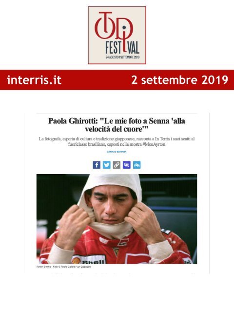 Rassegna Stampa Todi Festival 2019