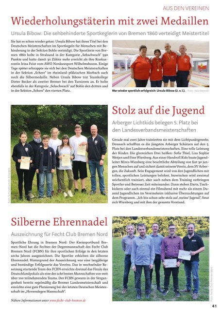 Bremer Sport Herbst 2019