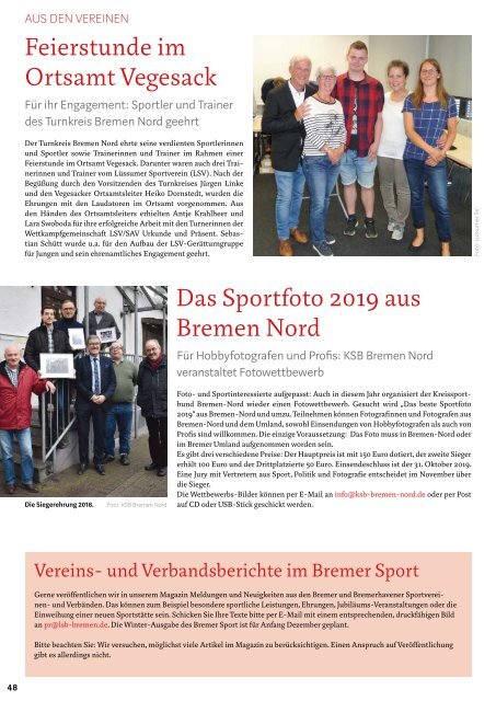 Bremer Sport Herbst 2019