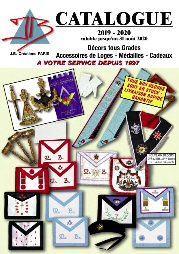 Catalogue JB Création 2019-2020