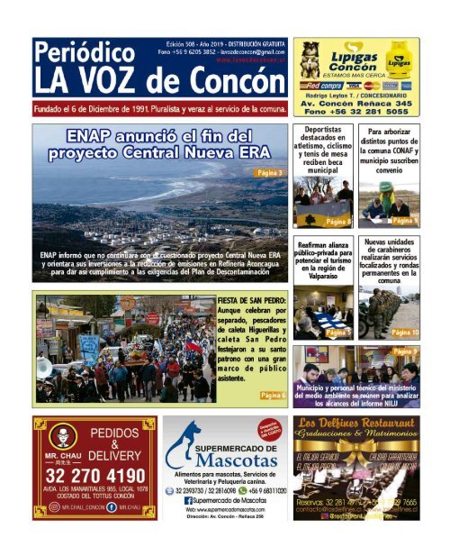 Periodico LA VOZ de Concon Edicion 509