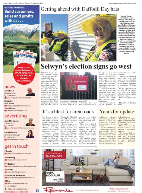 Ashburton Courier: September 05, 2019