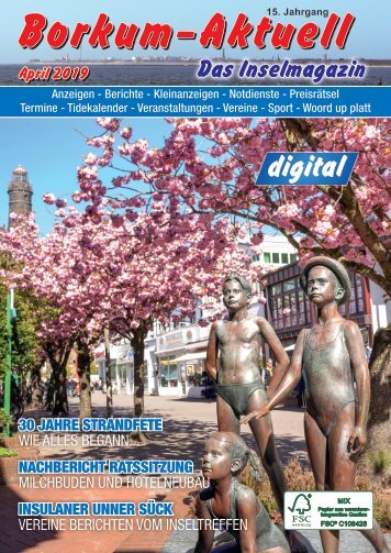 April   2019   Borkum-Aktuell - Das Inselmagazin