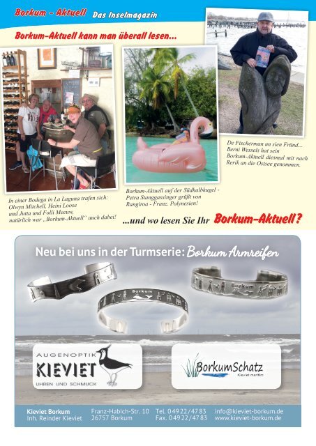 April   2019   Borkum-Aktuell - Das Inselmagazin