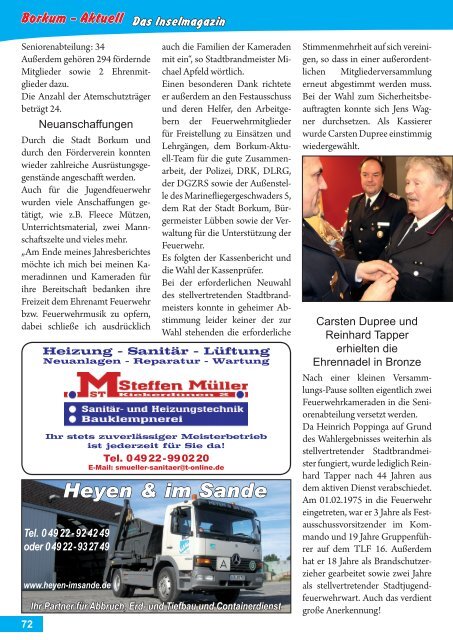 April   2019   Borkum-Aktuell - Das Inselmagazin