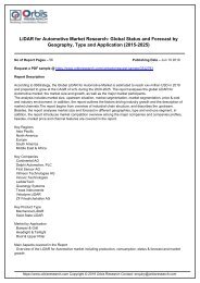 LiDAR for Automotive Market Research  Global Status and Forecast by Geography  Type and Application  2015-2025