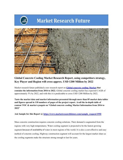 Global Concrete Cooling Market