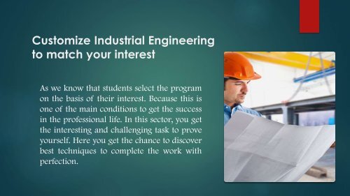 Industrial Engineering Assignment Help