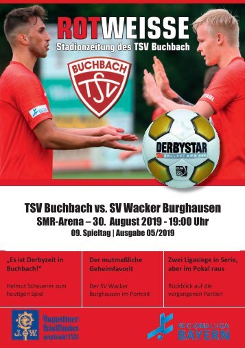 Stadionzeitung TSV Buchbach - SV Wacker Burghausen