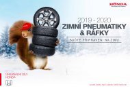 HONDA ZIMNÍ PNEUMATIKY  & RÁFKY 2019-2020