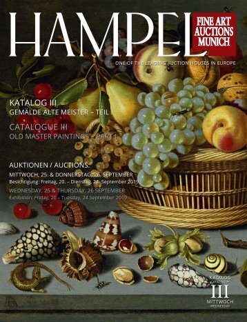 Gemälde Alte Meister – Teil 1