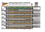 CATINACCIO DOLOMITI ORARIO IMPIANTI ESTATE 2019