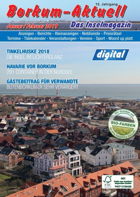 Jan./Feb. 2019 Borkum-Aktuell - Das Inselmagazin