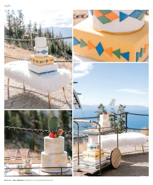 Real Weddings Magazine's “In the Clouds“ Styled Shoot - Summer/Fall 2019 - Featuring some of the Best Wedding Vendors in Sacramento, Tahoe and throughout Northern California!