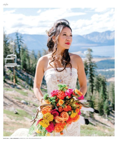 Real Weddings Magazine's “In the Clouds“ Styled Shoot - Summer/Fall 2019 - Featuring some of the Best Wedding Vendors in Sacramento, Tahoe and throughout Northern California!