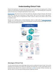 Understanding Clinical Trials