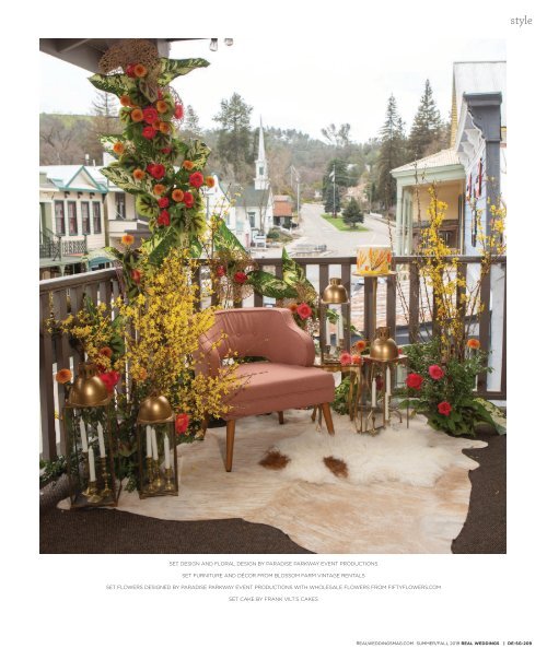 Real Weddings Magazine's “Gold Country Glam” Cover Model Finalist Feature Photo Shoot - Summer/Fall 2019 - Featuring some of the Best Wedding Vendors in Sacramento, Tahoe and throughout Northern California!