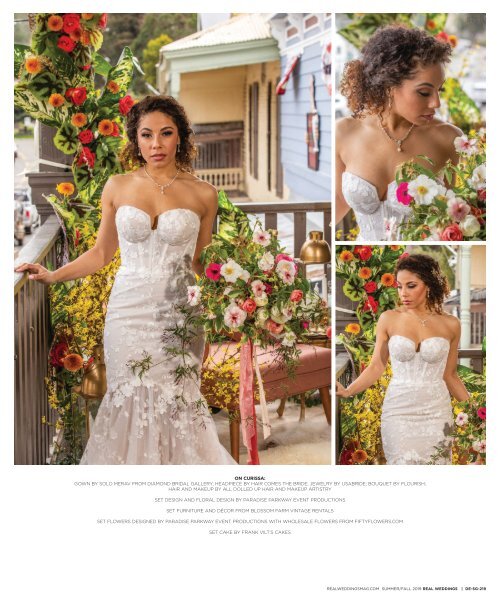 Real Weddings Magazine's “Gold Country Glam” Cover Model Finalist Feature Photo Shoot - Summer/Fall 2019 - Featuring some of the Best Wedding Vendors in Sacramento, Tahoe and throughout Northern California!