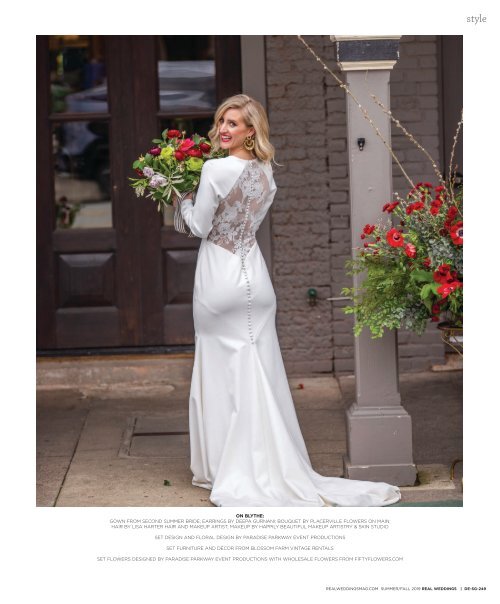 Real Weddings Magazine's “Gold Country Glam” Cover Model Finalist Feature Photo Shoot - Summer/Fall 2019 - Featuring some of the Best Wedding Vendors in Sacramento, Tahoe and throughout Northern California!