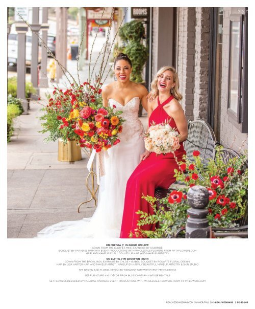 Real Weddings Magazine's “Gold Country Glam” Cover Model Finalist Feature Photo Shoot - Summer/Fall 2019 - Featuring some of the Best Wedding Vendors in Sacramento, Tahoe and throughout Northern California!