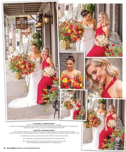 Real Weddings Magazine's “Gold Country Glam” Cover Model Finalist Feature Photo Shoot - Summer/Fall 2019 - Featuring some of the Best Wedding Vendors in Sacramento, Tahoe and throughout Northern California!