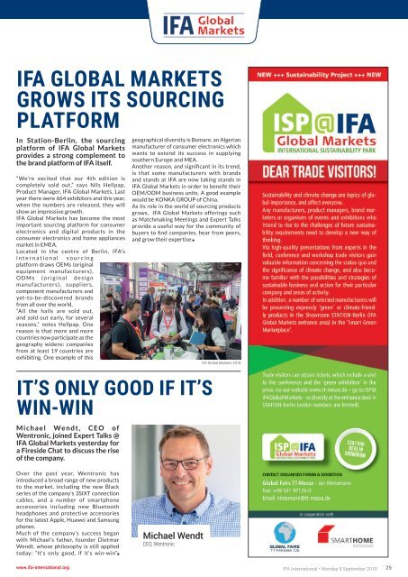 IFA iNternational 2019 DAY 4 Edition 