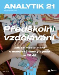 Předškolní vzdělávání - Analytická infografika Zlín 21