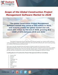 Scope of the Global Construction Project Management Software Market to 2028