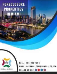 Miami,Foreclosure Properties In Miami  JoinBuyersList
