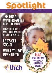 The Liverpool Heart and Chest Hospital Charity Autumn/winter 2019 Newsletter