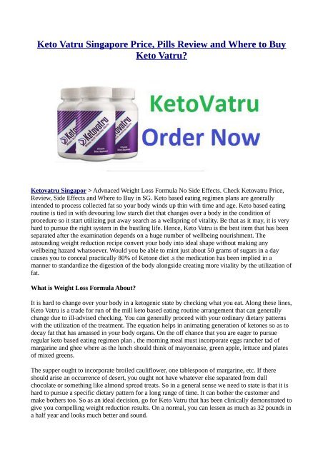 what is in ketovatru