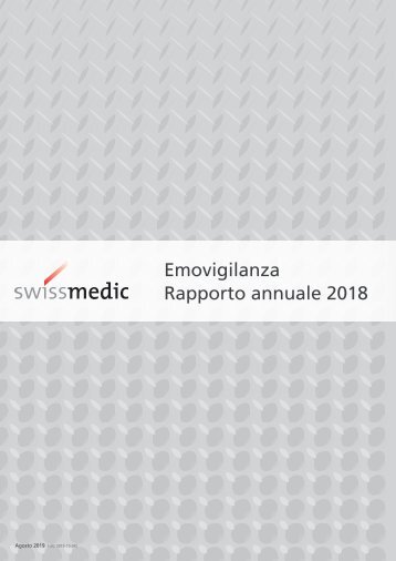 Emovigilanza Rapporto annuale 2018
