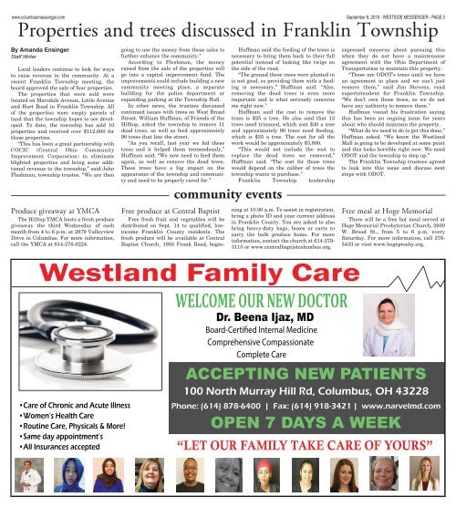 Westside Messenger - September 8th, 2019