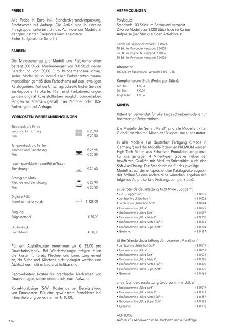 Ritter Pen Kugelschreiber mit Werbedruck