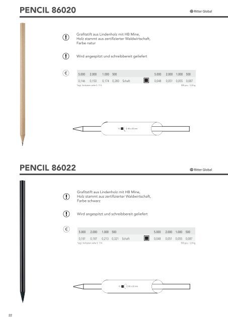Ritter Pen Kugelschreiber mit Werbedruck