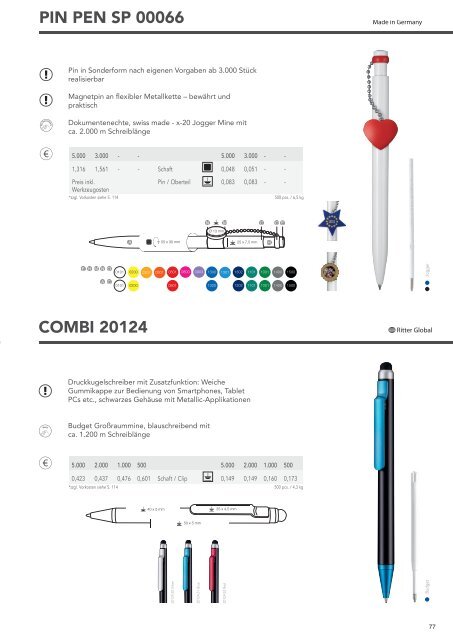 Ritter Pen Kugelschreiber mit Werbedruck