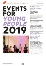 Young Peoples Programme 2019